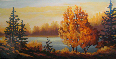 Misty Lake